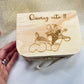 mini valise en bois personnalisable 