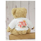 Nounours avec t-shirt personnalisé 70 ans, vue de dos