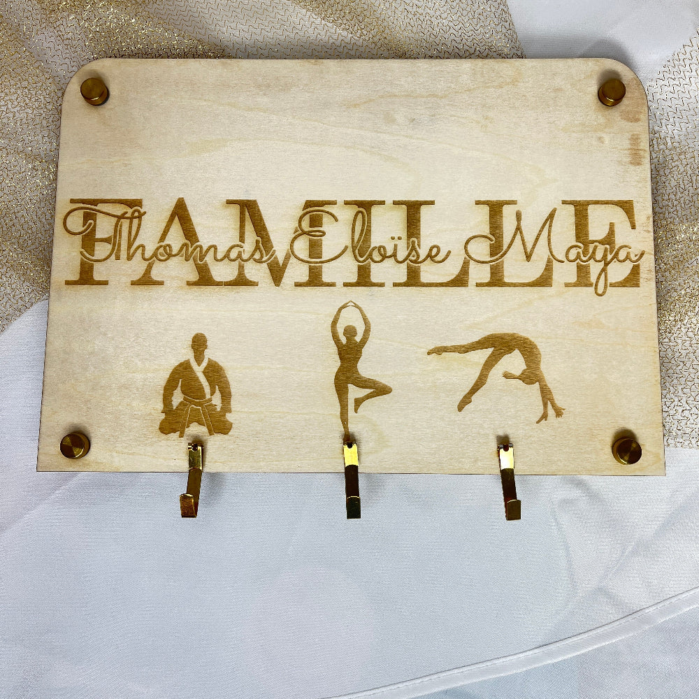 panneau a clef bois personnalisable 