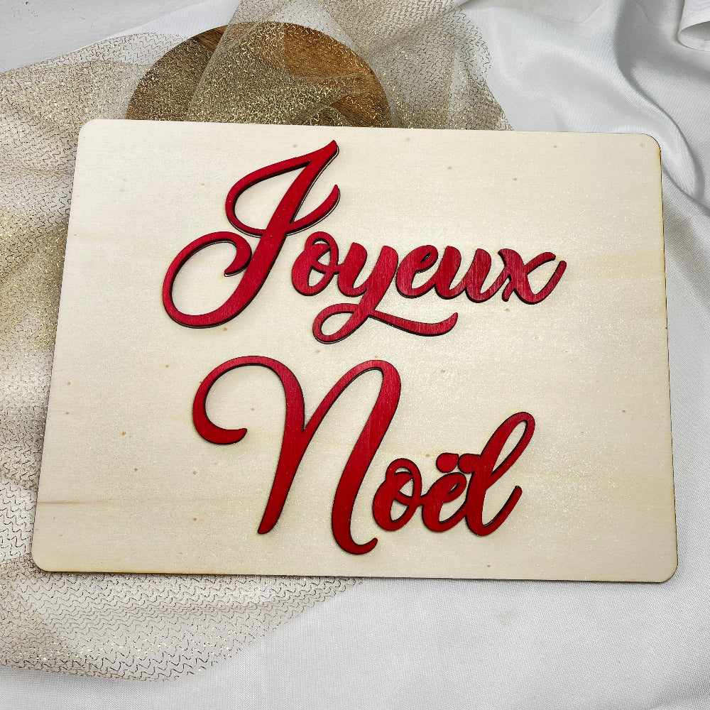 panneau noel