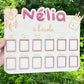 panneau photo personnalisable en bois pour ecole 