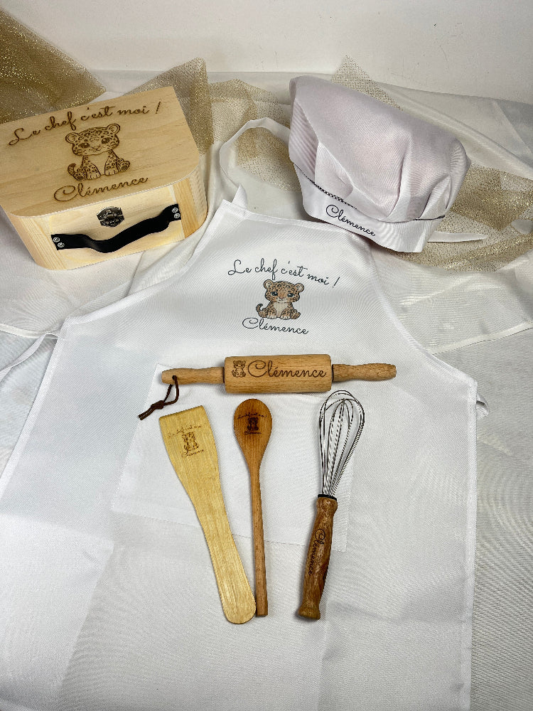 petit chef leopard personnalisable 