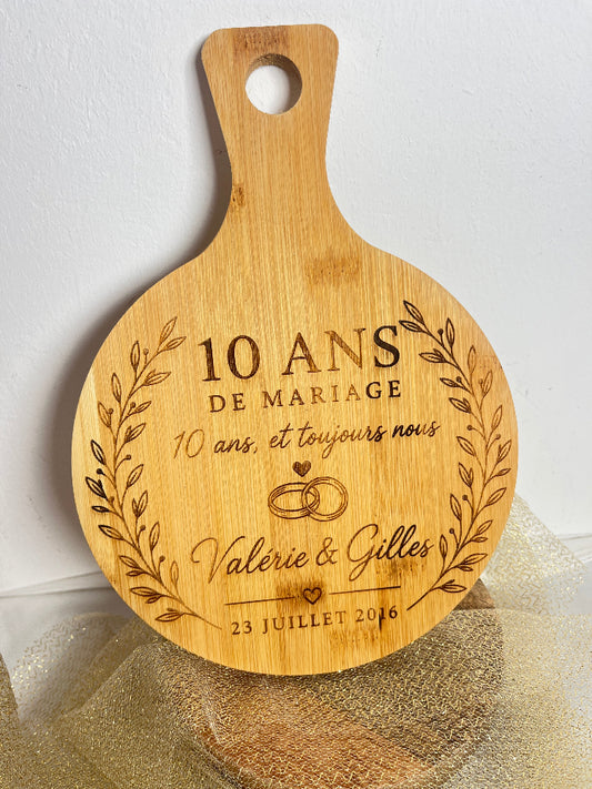 planche a decouper 10ans de mariage 