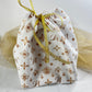 pochette en coton personnalisable