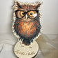 porte lunette hibou personnalisable