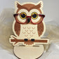 porte lunettes hibou personnalisable