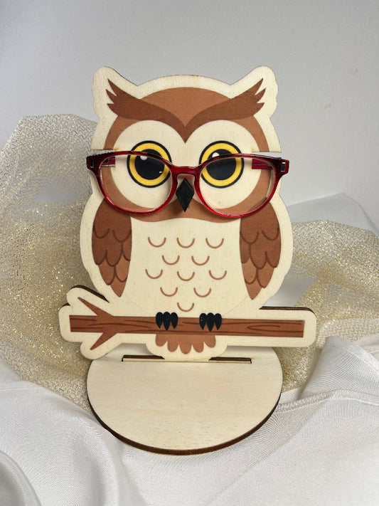 porte lunettes hibou personnalisable