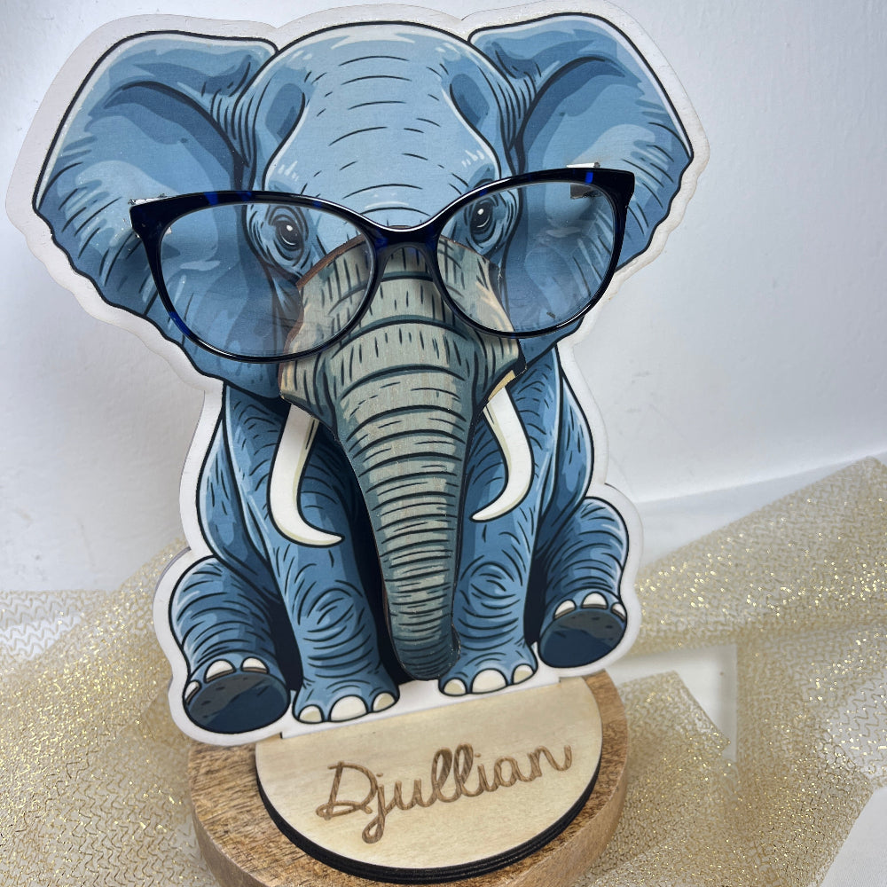porte lunettes éléphant personnalisable
