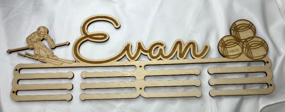 cintre de naissance en bois personnalisable savane