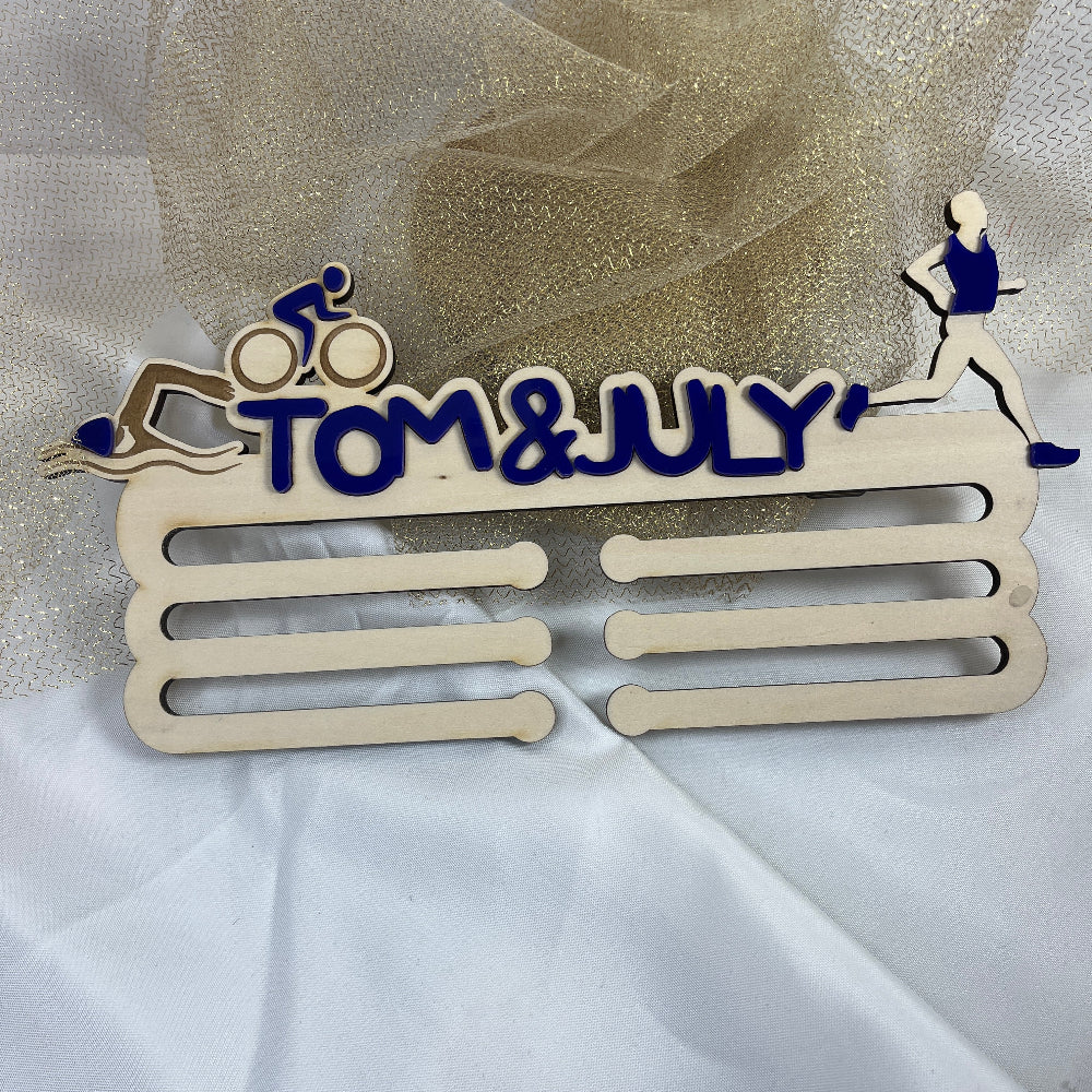 porte medaille triathletes