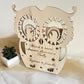 pot a crayon en bois chouette  personnalisable maitresse
