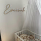 prénom en bois mural evannah