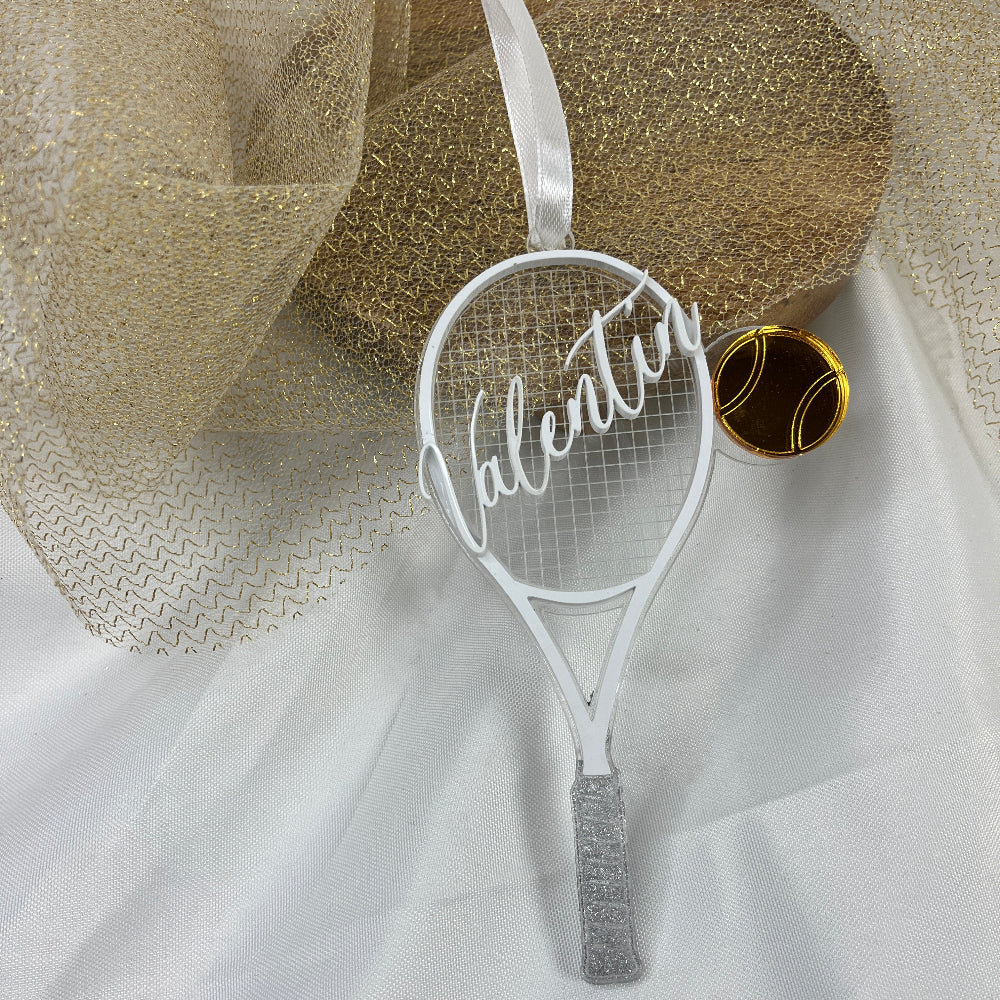 raquette tennis blanche 