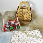 sac de luxe en bois ou plexi  personnalisable