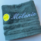 serviette eponge sport tennis personnalisable