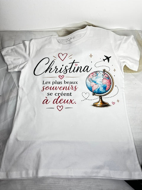 t shirt femme voyage