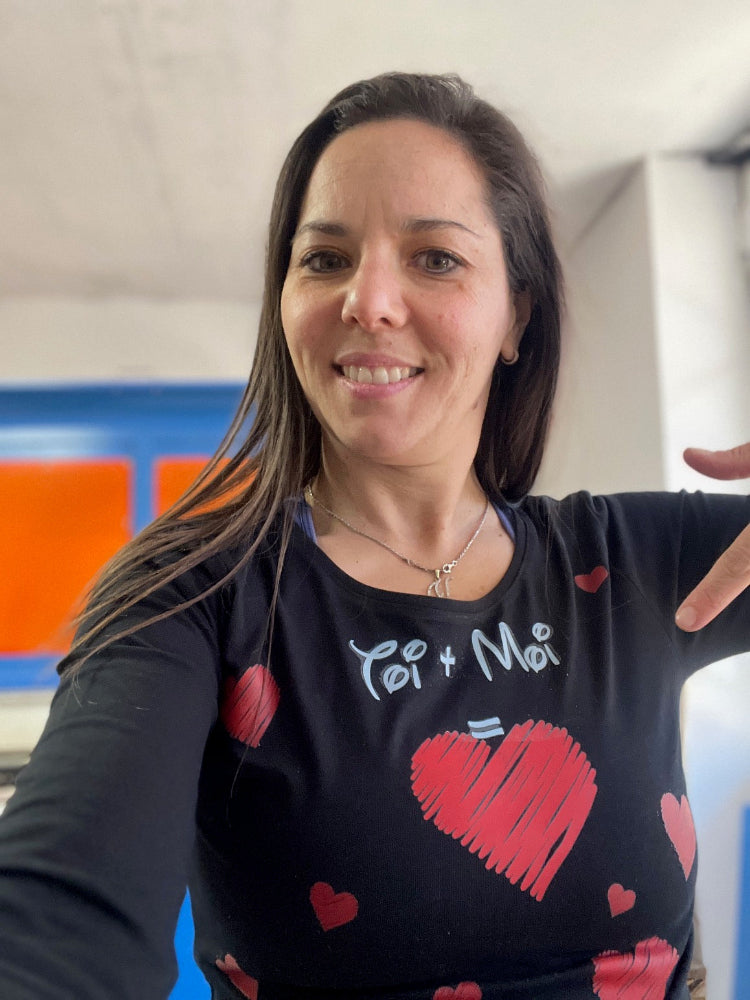 t shirt st valentin personnalisable 