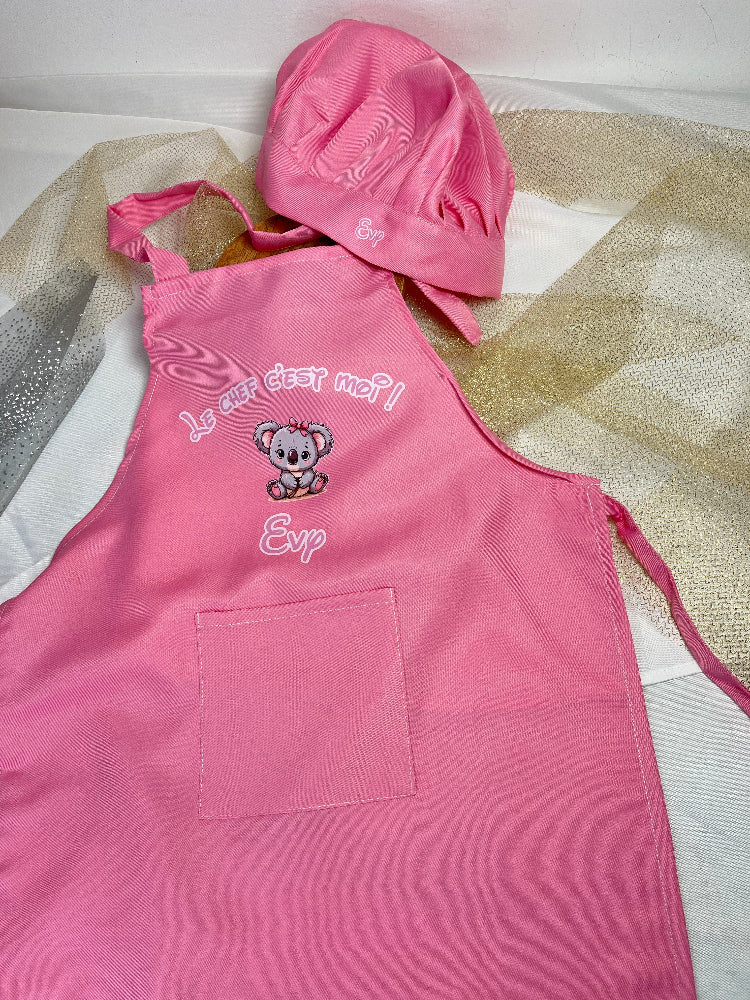 tabiler de cuisine enfant personnalisable koala