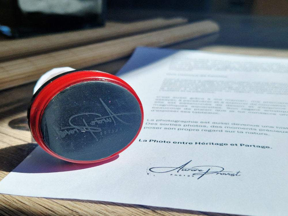 tampon personnalisable signature 