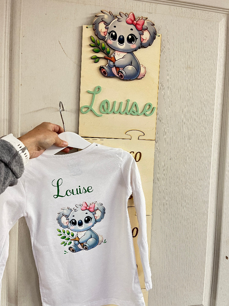 toise enfant personnalisable koala