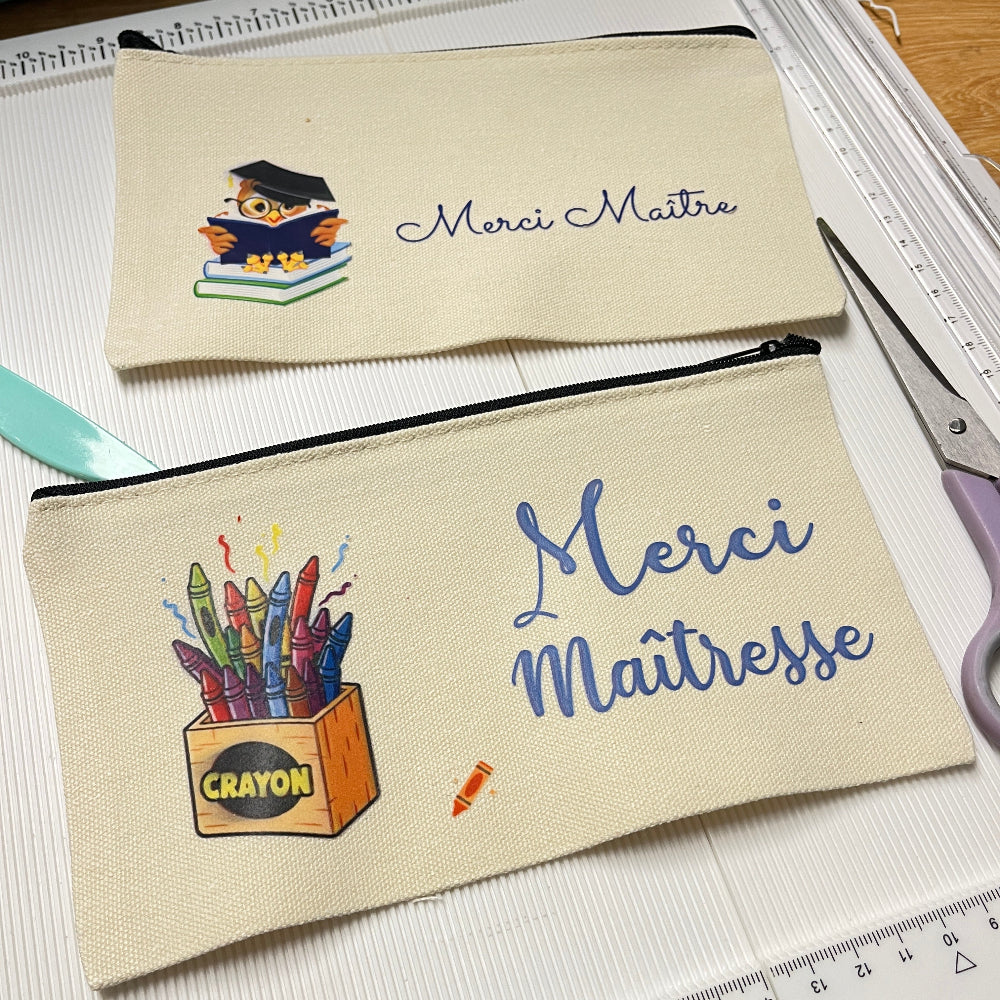 trousse message personnalisable maitresse