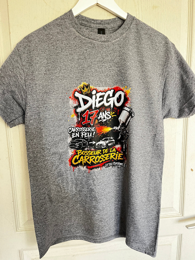 tshirt homme carrosserie personnalisable
