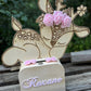 urne en bois de bapteme personnalisable cerf endormi