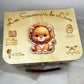 valise en couleur de naissance lionceau 