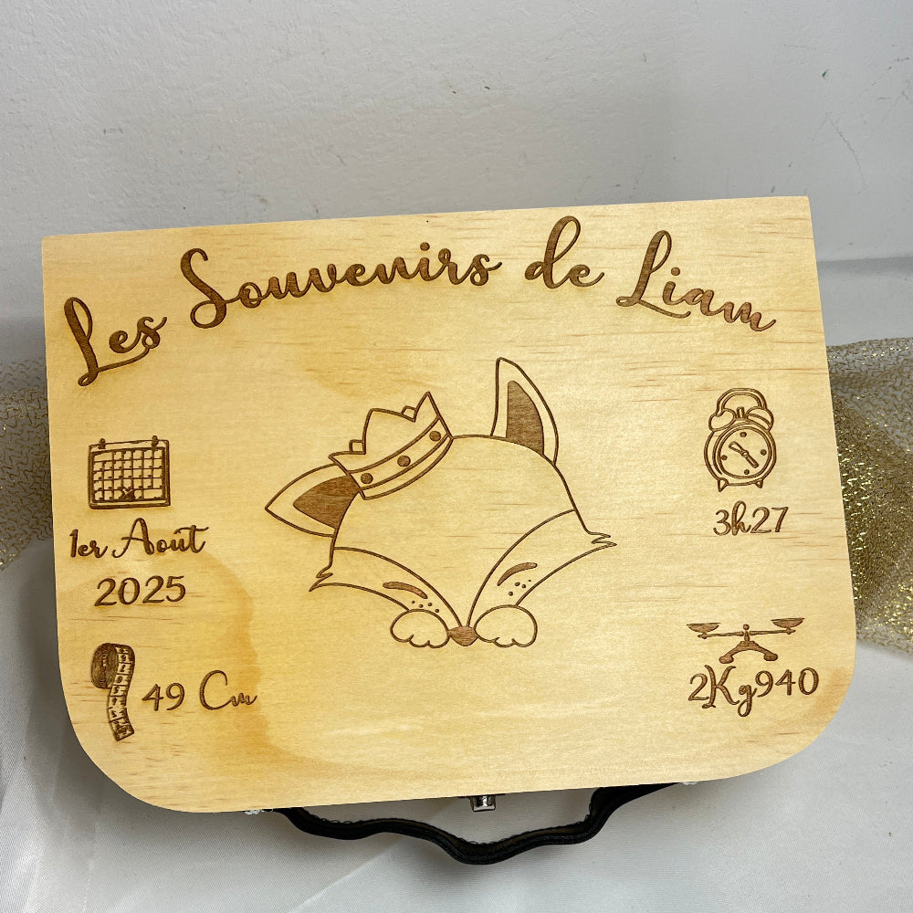 valise souvenir renard