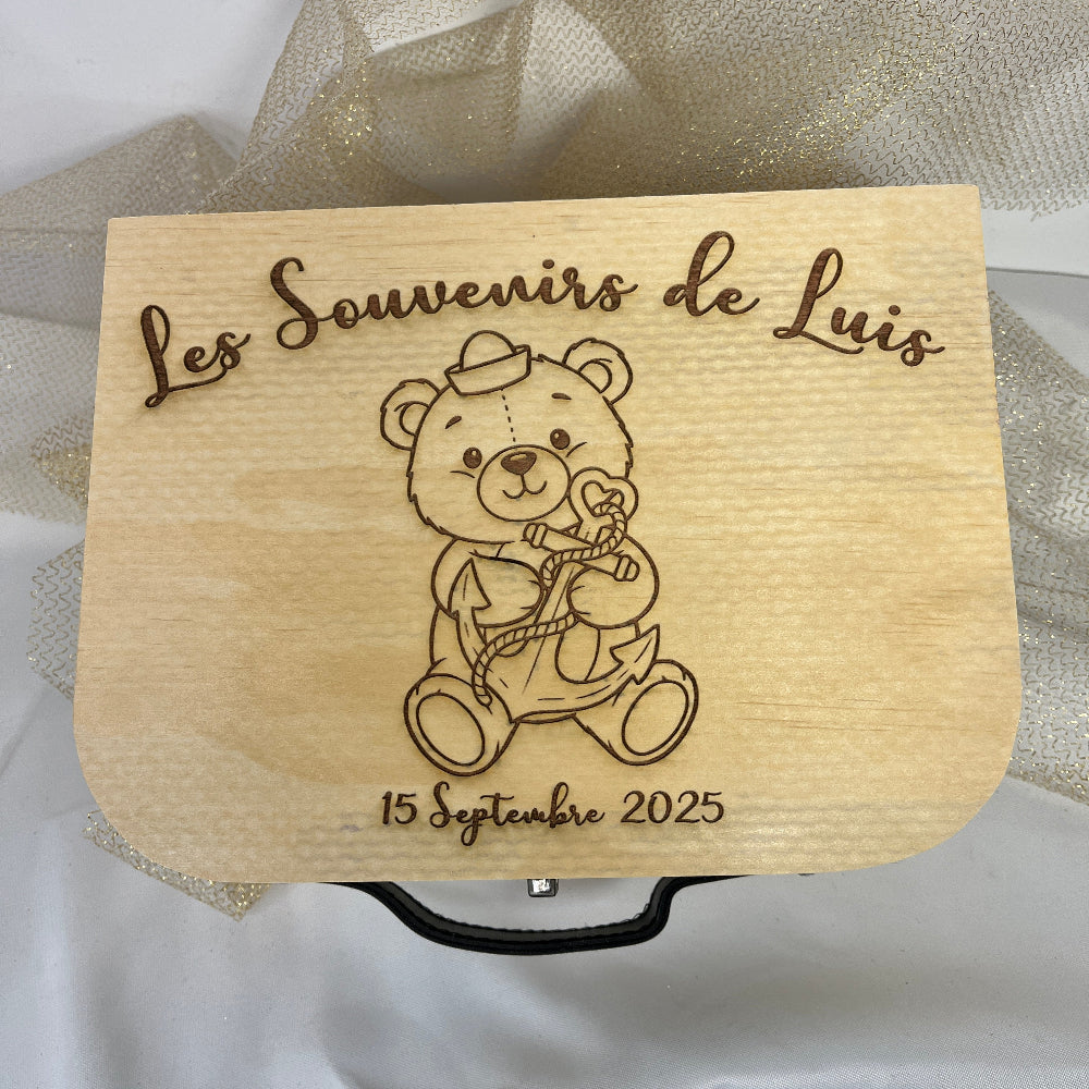 valise souvenirs ourson ancre