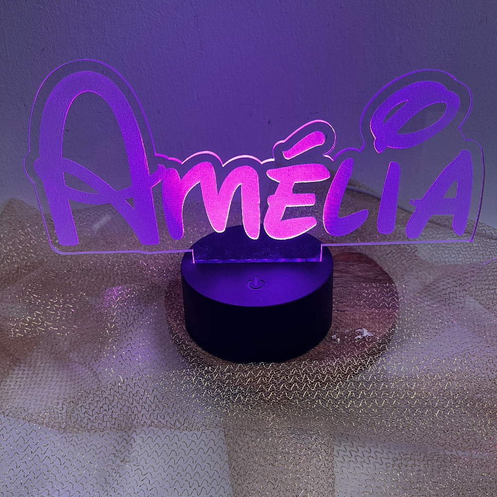 veilleuse prenom amelia