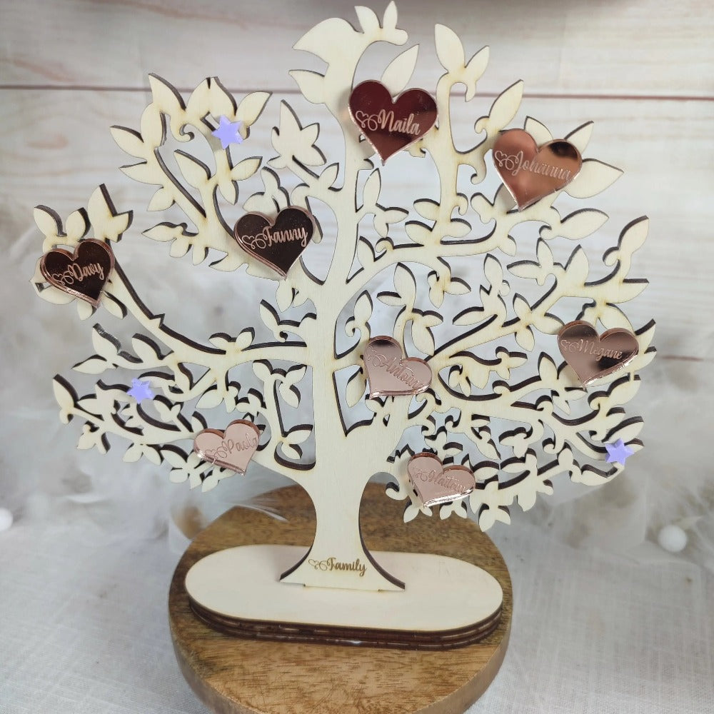 Arbre de famille pour mamie et maman Laurie Déco et lumières