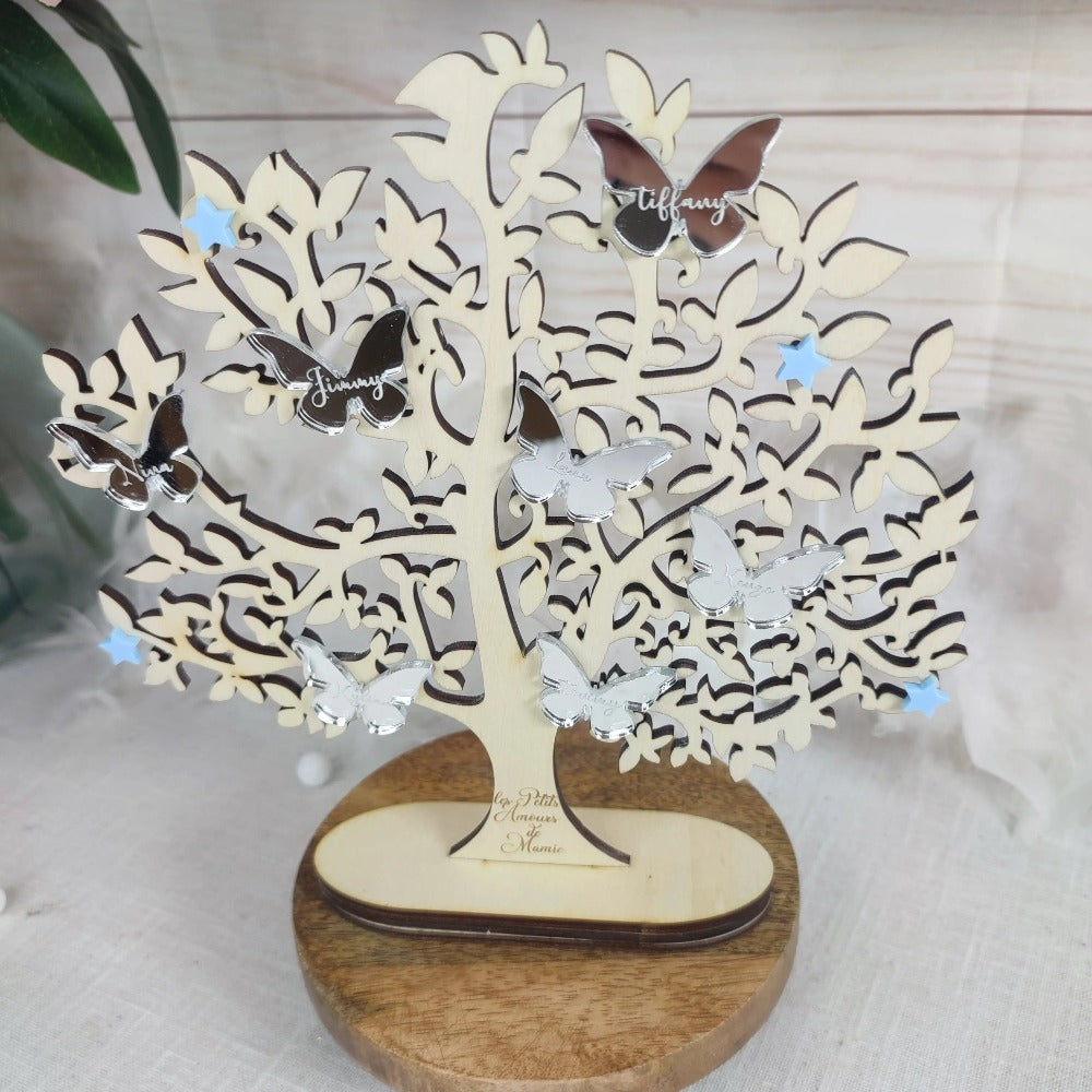 Arbre de famille pour mamie et maman Laurie Déco et lumières