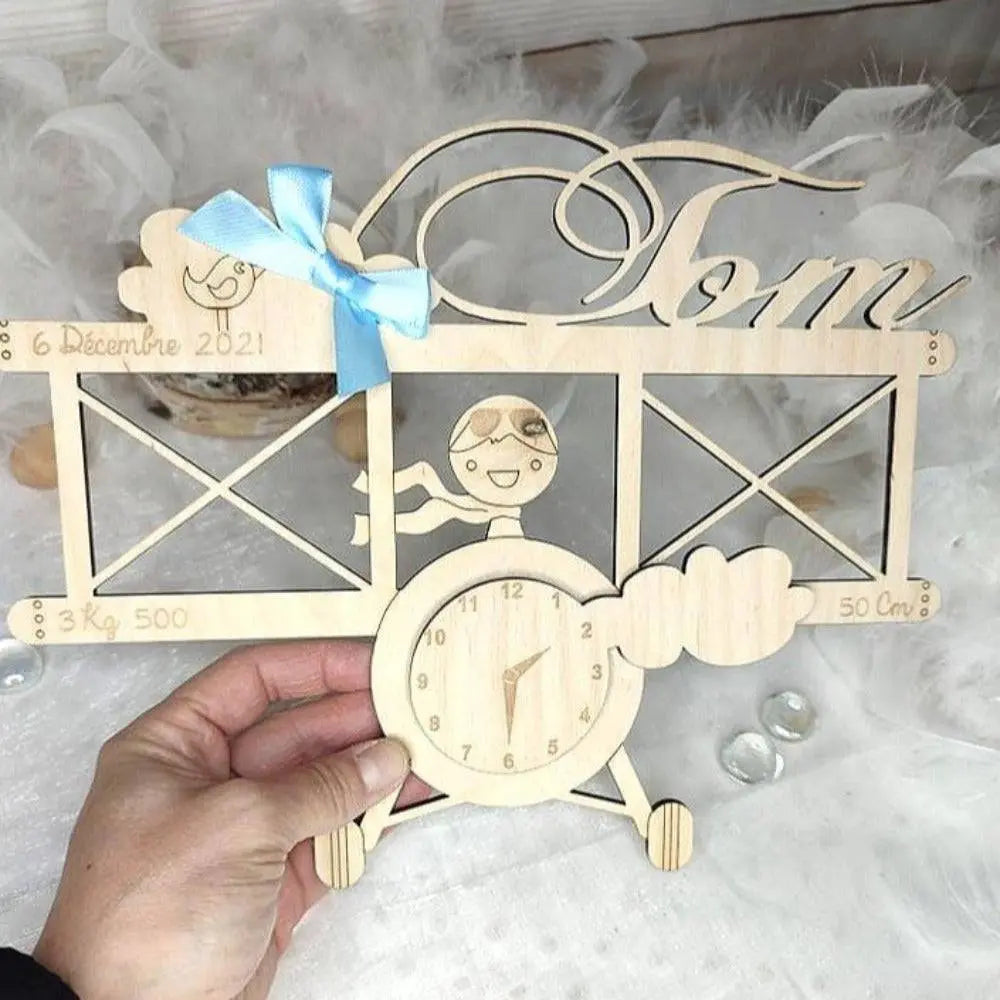 Décoration de naissance aviateur Laurie Déco et Lumières