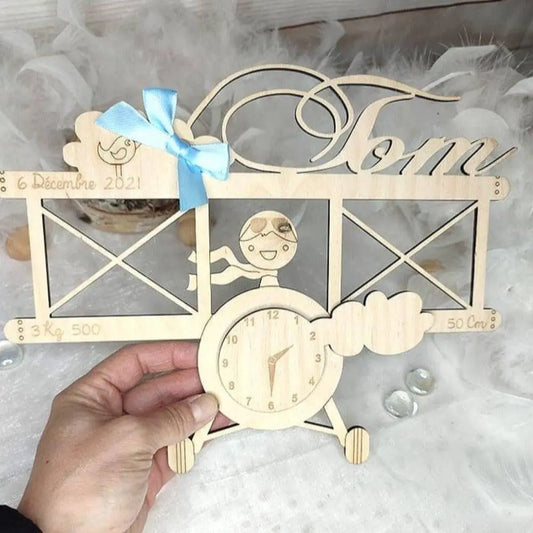 Décoration de naissance aviateur Laurie Déco et Lumières