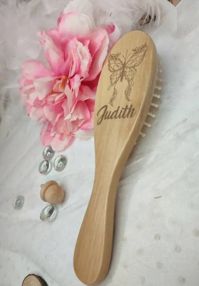 Grande brosse en bois Laurie Déco et Lumières