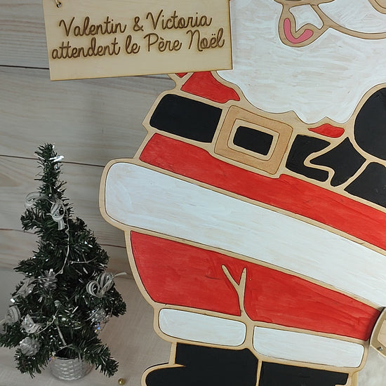 Calendrier de l'avent Père Noël personnalisé